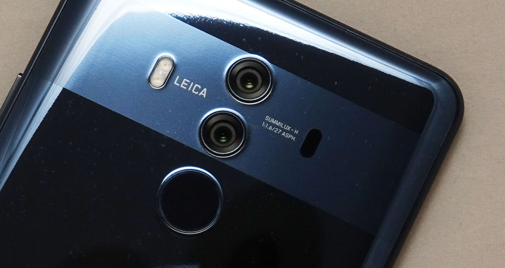 Huawei's Leica collaborated Mate 10 Pro shows the aperture for its smartphone camera