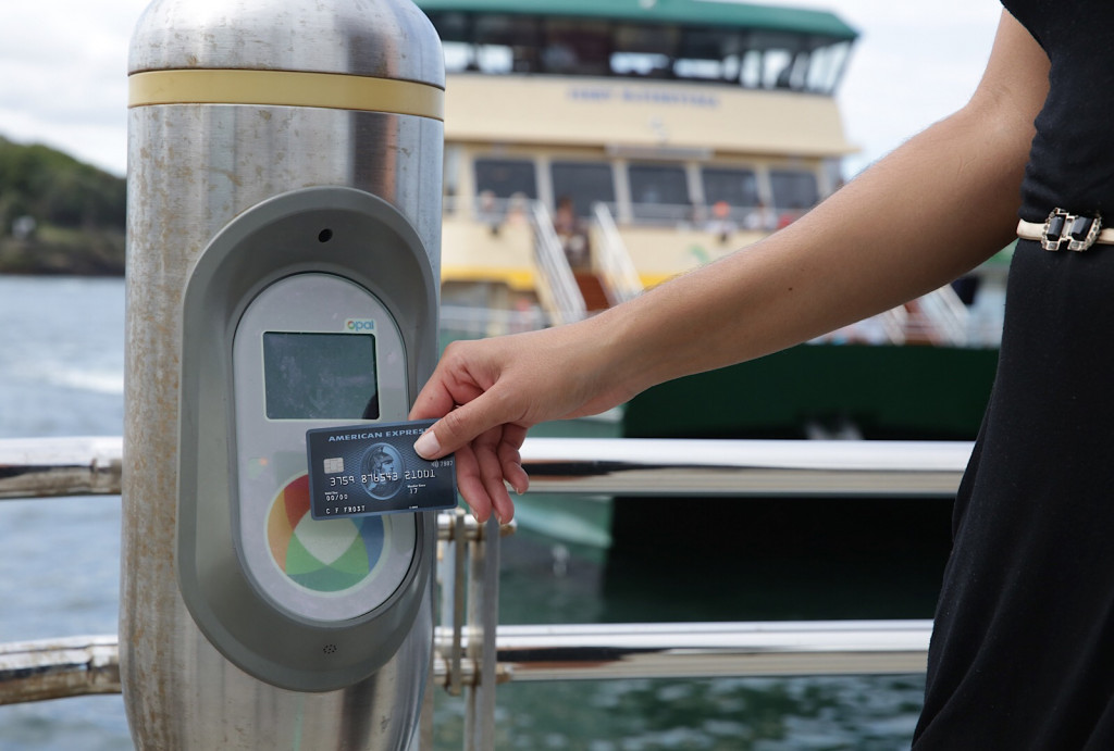 Cards with the "Tap" symbol now work on Opal readers for Sydney Ferries and Sydney Light Rail