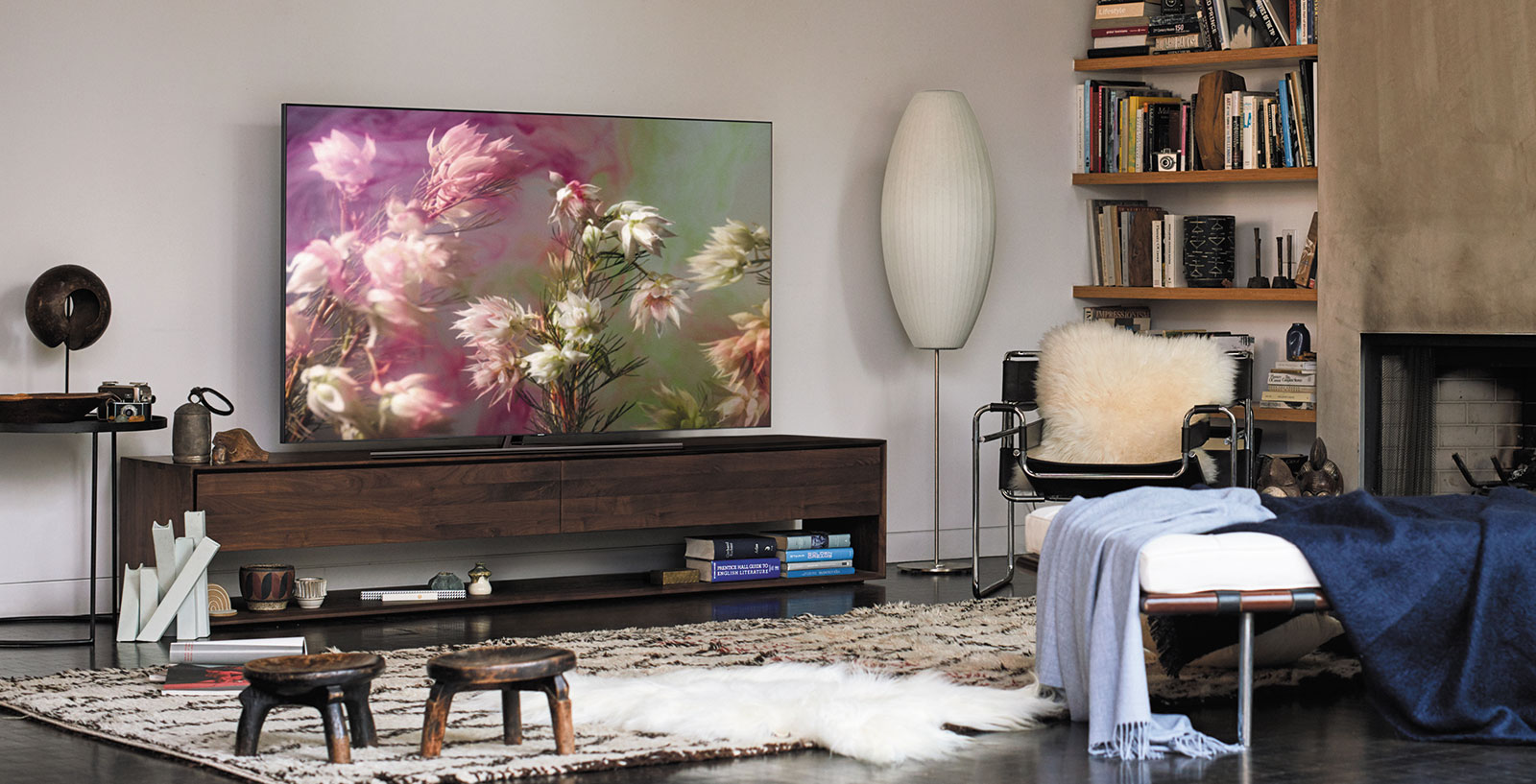 Samsung S 2018 4k Tvs Arrive With Qled Wallpaper Mode