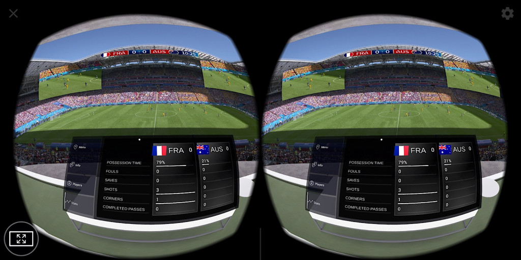 World Cup in Gear VR