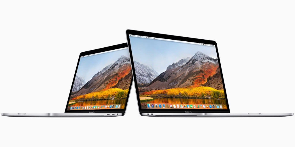 Apple MacBook Pro 13 and 15 inch models for 2018