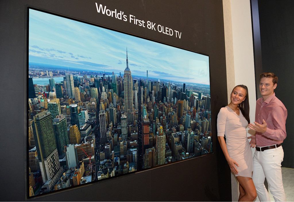 LG's 8K OLED TV shown at IFA 2018