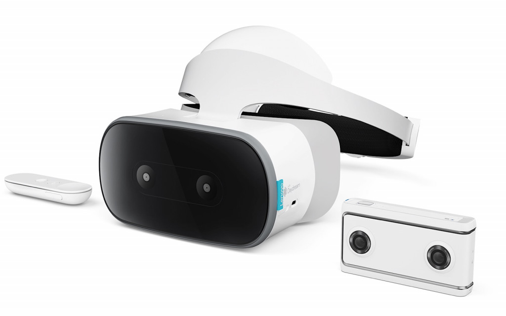 Lenovo Mirage Solo VR headset with Mirage Camera