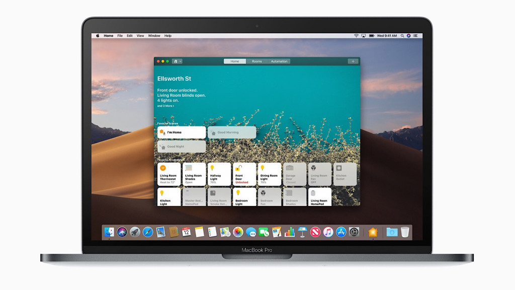 HomeKit on Apple macOS Mojave