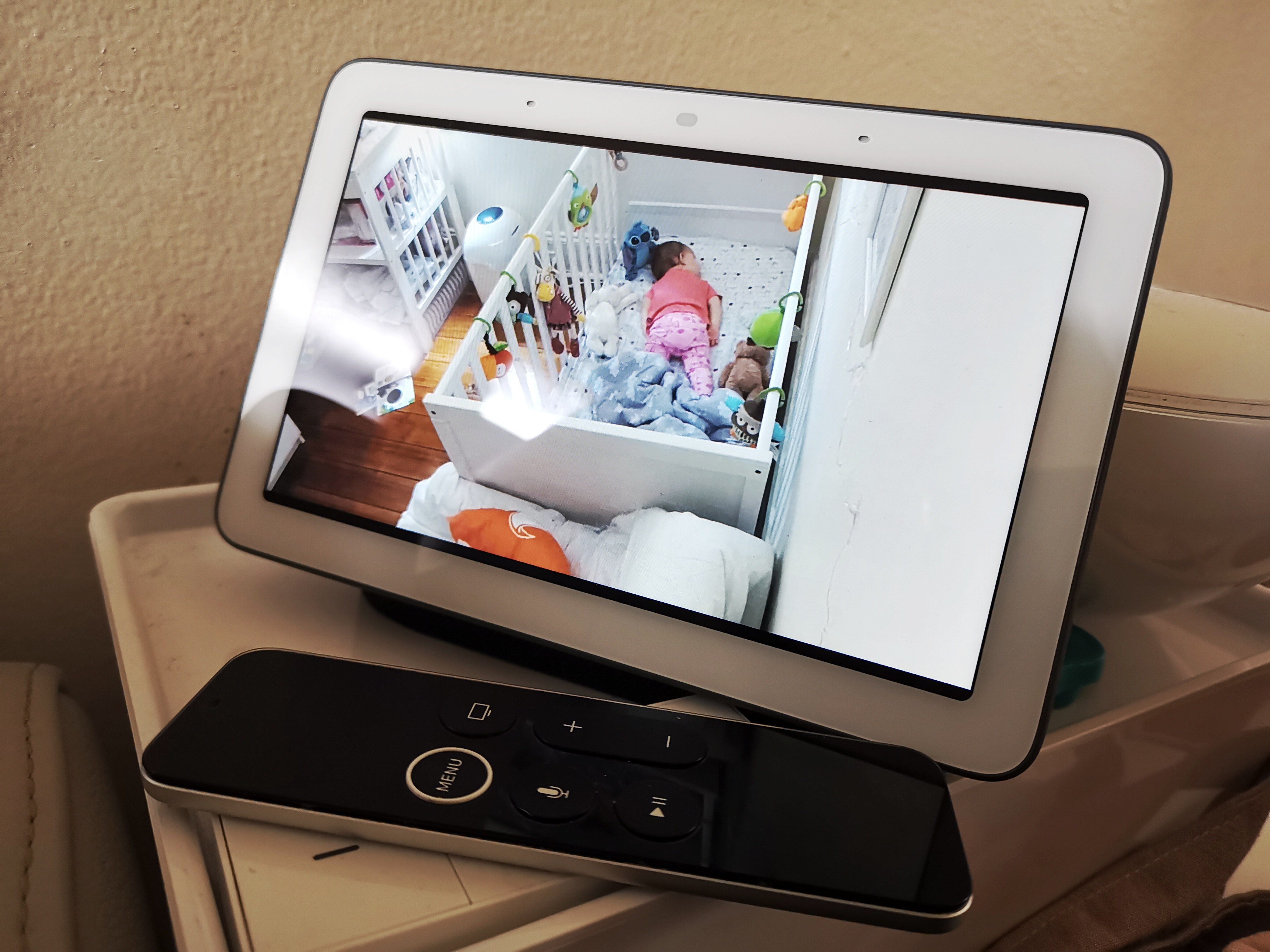 arlo baby monitor google home hub