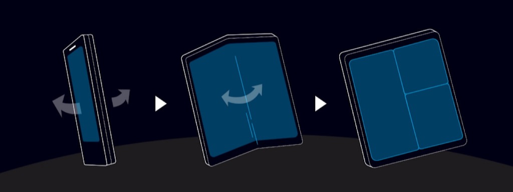 Samsung Infinity Flex folding phone display