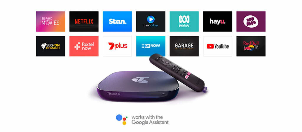 Telstra TV with Google Assistant support