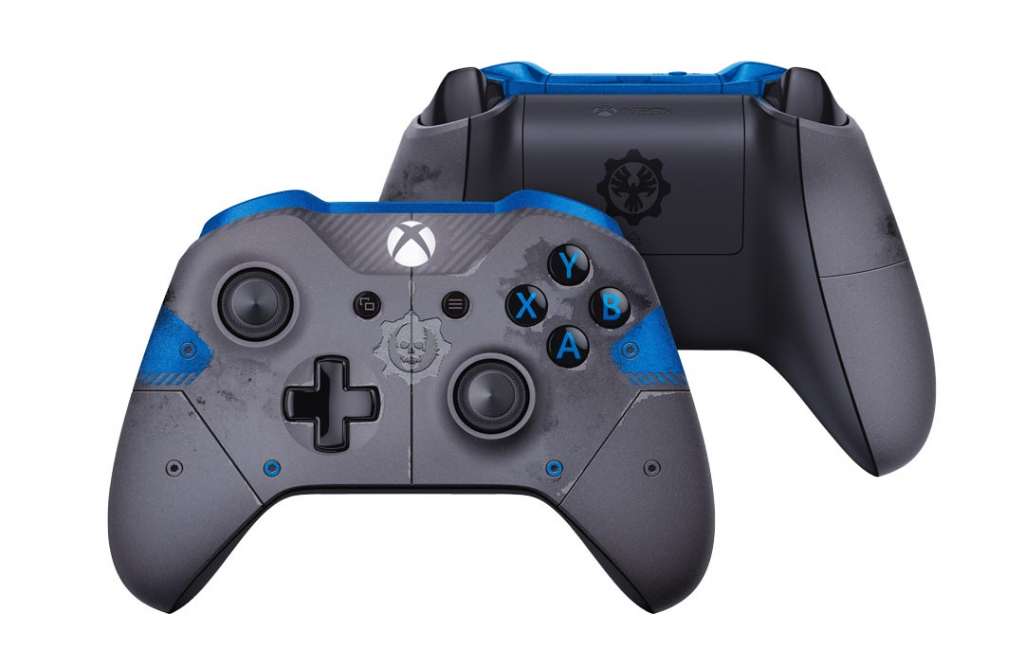 The Gear of War 4 special edition of the revamped controller for the Xbox One.