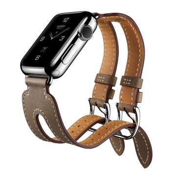 The very fashionable Hermes band. That's two straps in one.