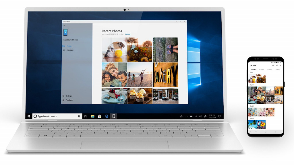 Microsoft's Windows 10 October update links phone to Windows PC