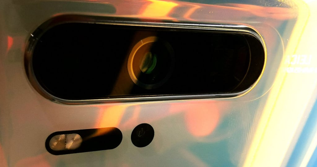 The complex camera setup in the Huawei P30 Pro