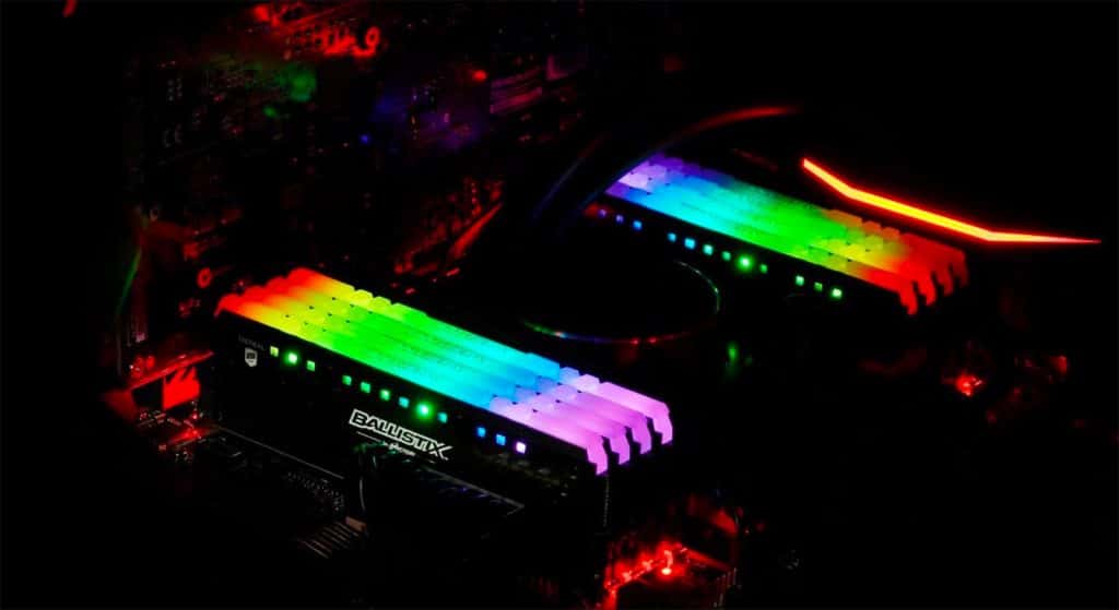 3D printed lightbar for memory