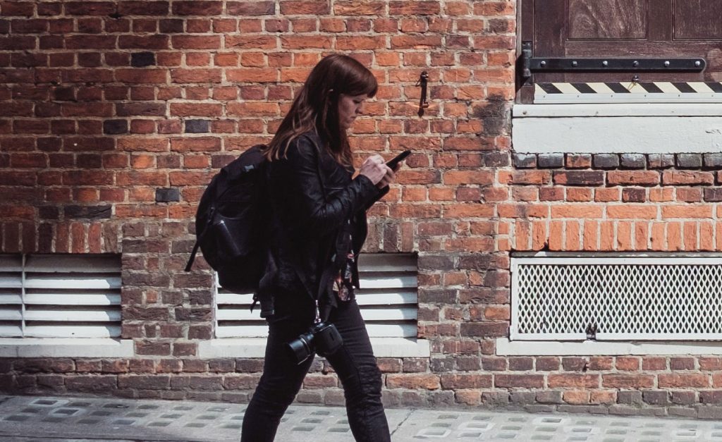 Person checking their phone