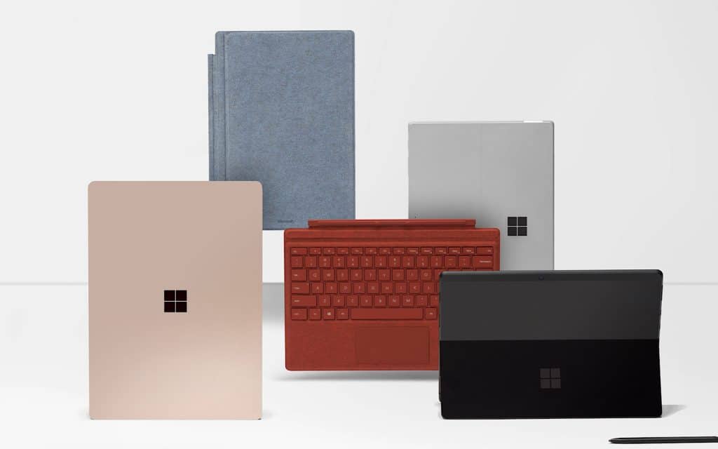 Microsoft Surface Pro lineup in 2019
