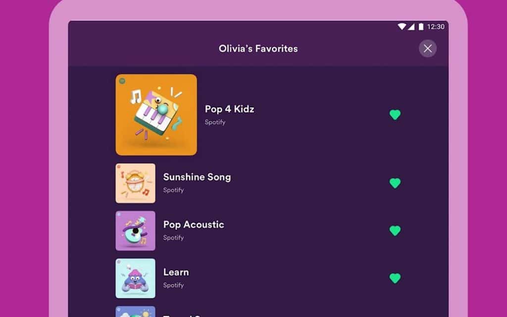 Spotify Kids app