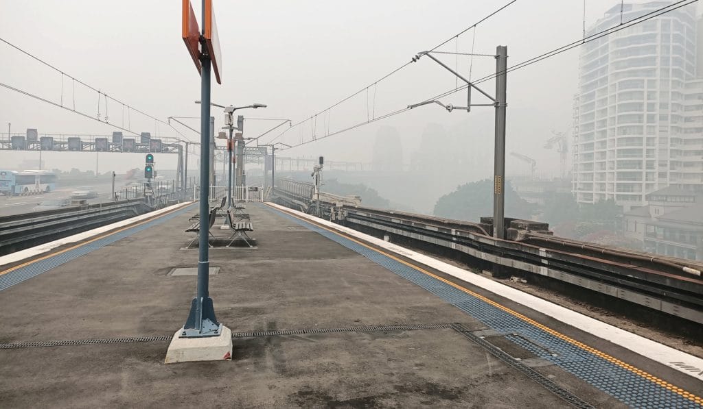 Things are not normal in Sydney's smoke-filled scenes