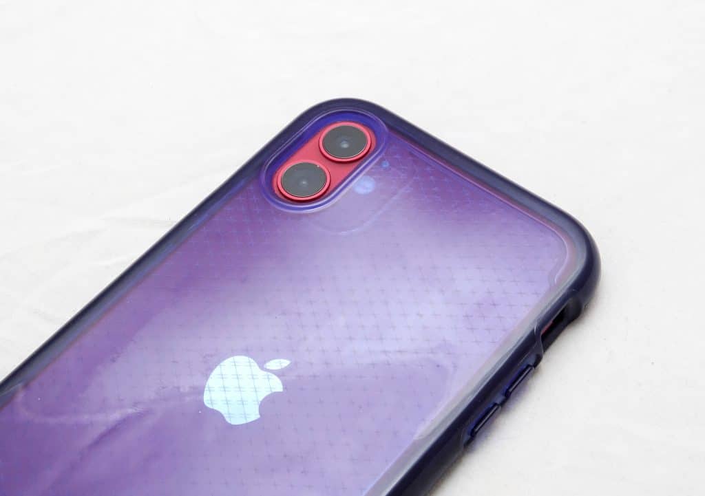 iPhone XR case on an iPhone 11