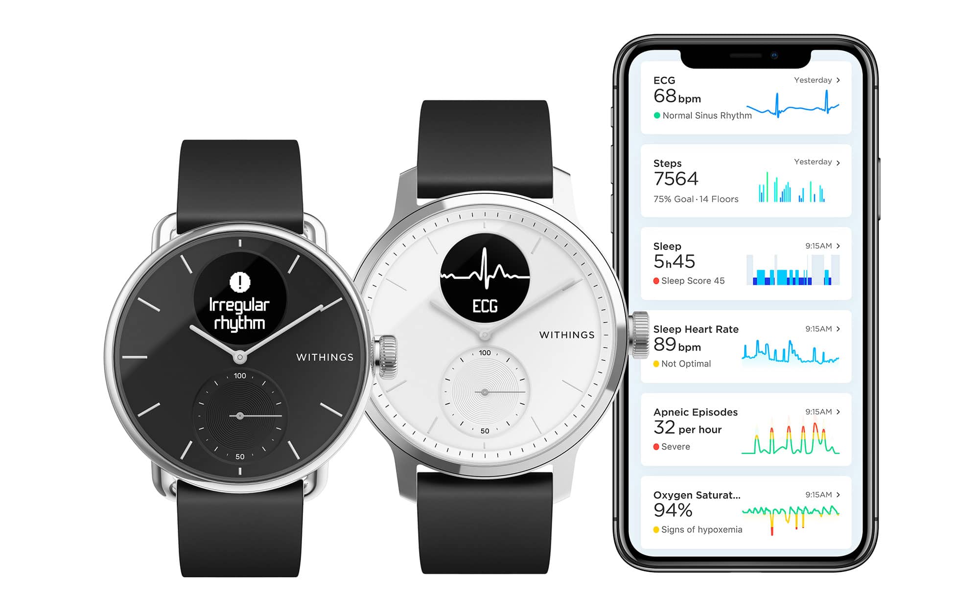 Withings launches smartwatch for tracking afib, apnoea Pickr