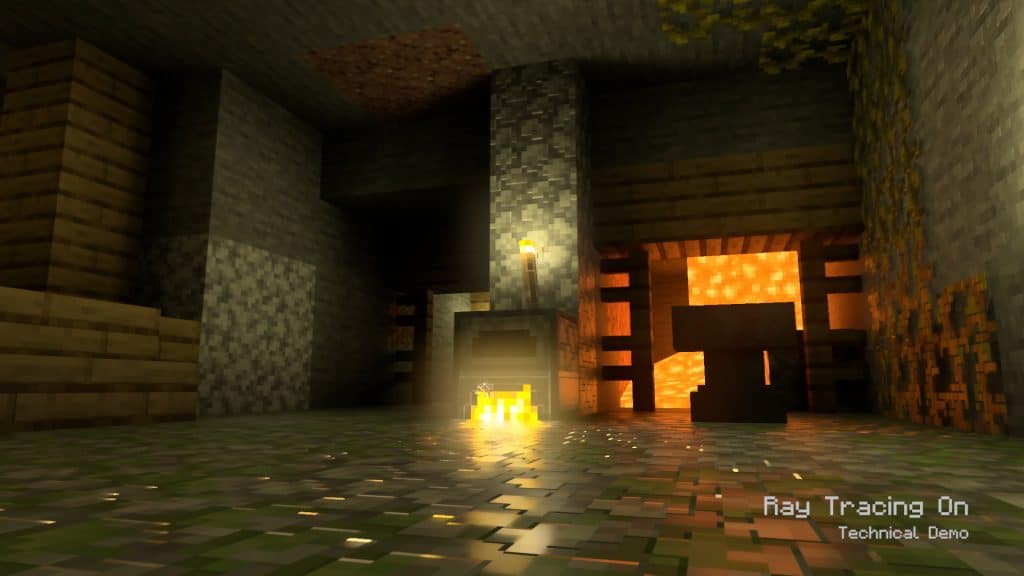 Xbox One Series X: Minecraft demo, raytracing on