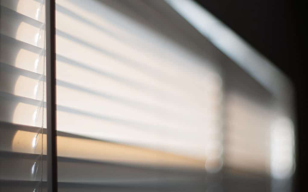 Looking out the blinds