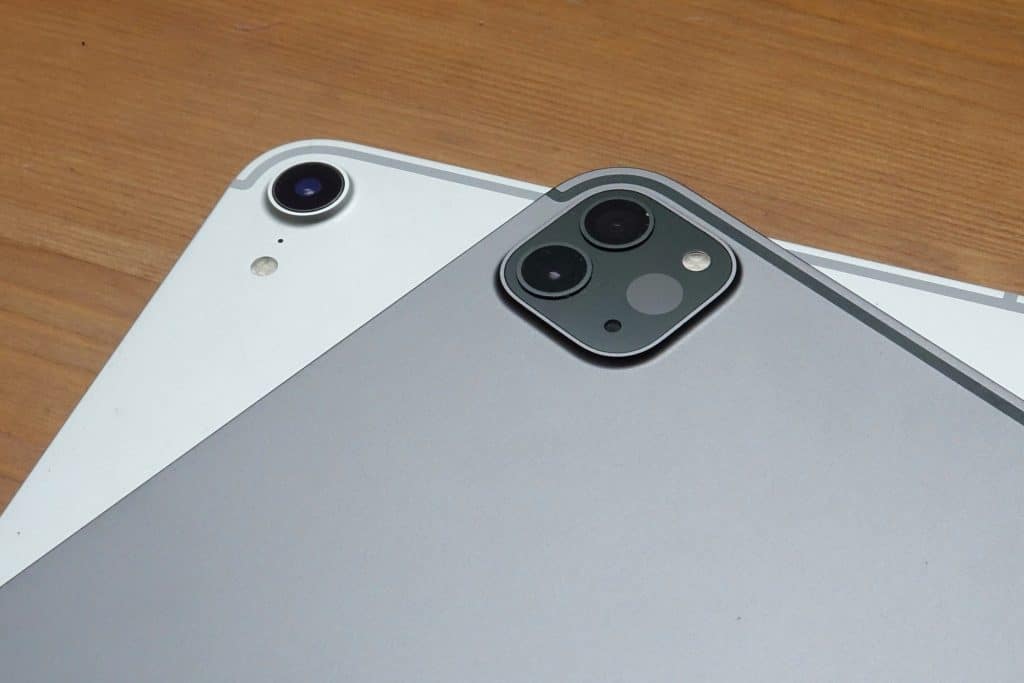 Apple iPad Pro 2020 camera setup wth the iPad Pro 2018 camera