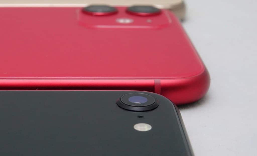 Apple iPhone SE camera against the 11 range