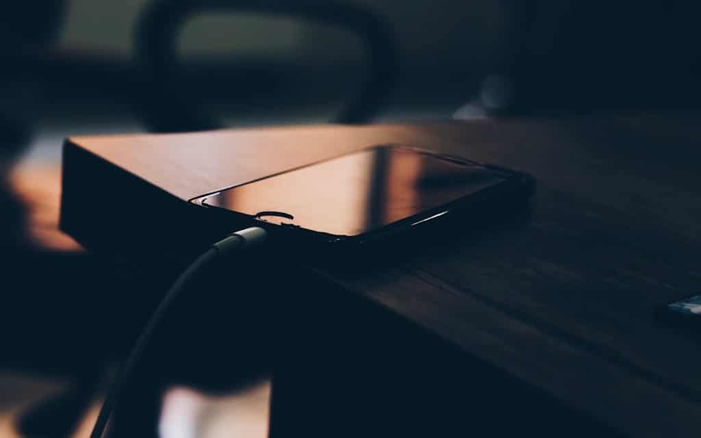 Phone on charge
