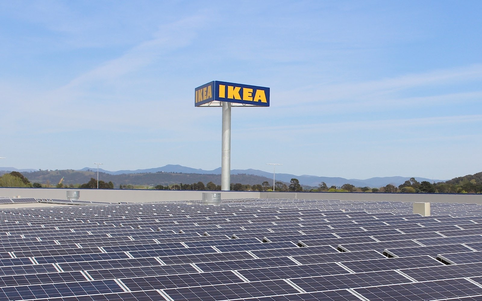 Solar panels at IKEA