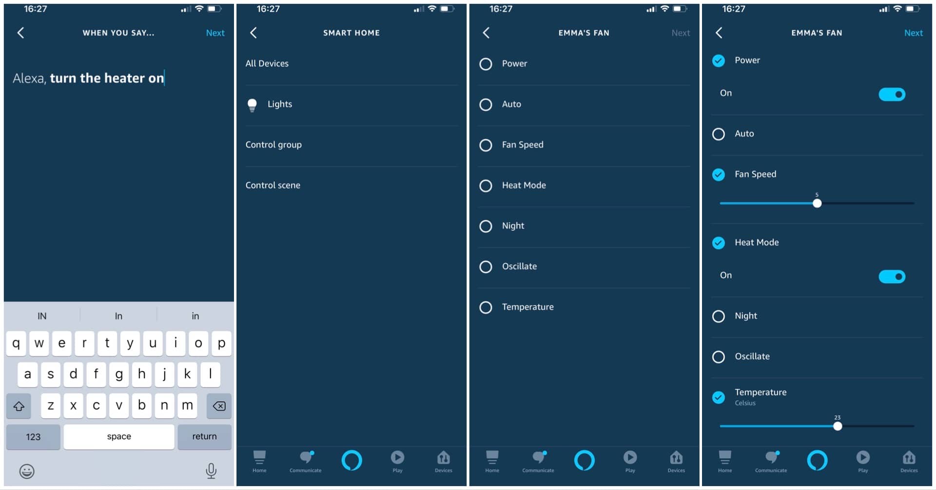 how to set up alexa routines