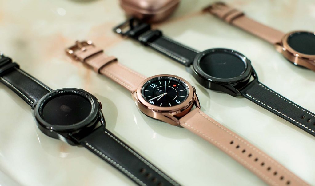 galaxy watch on three