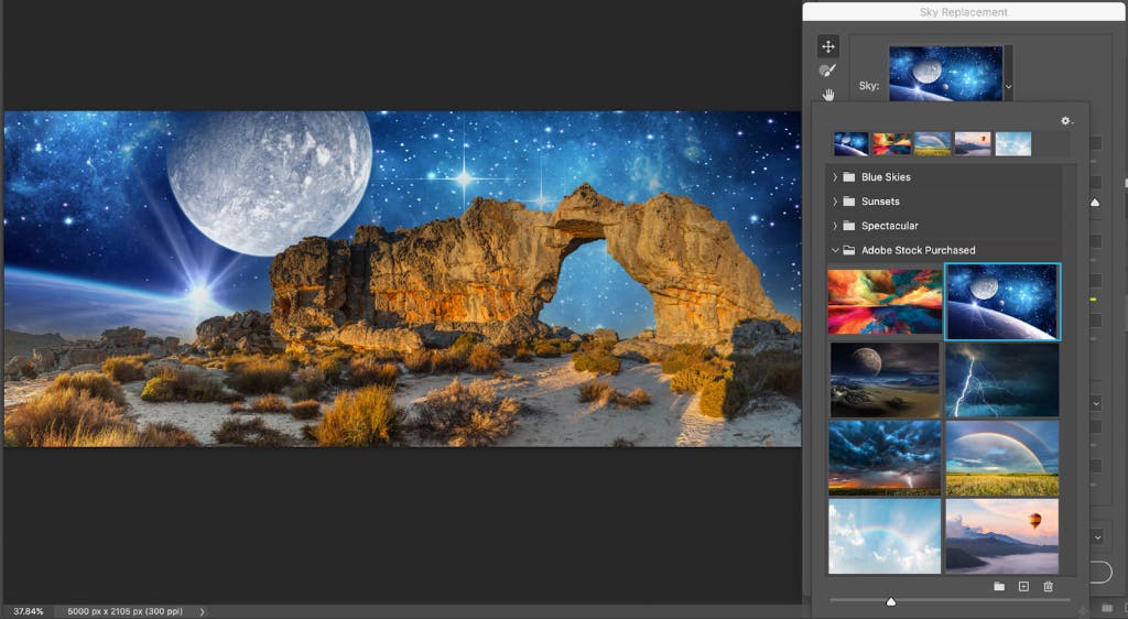 Thinking of replacing the sky in your images? You'll have choices in Photoshop.