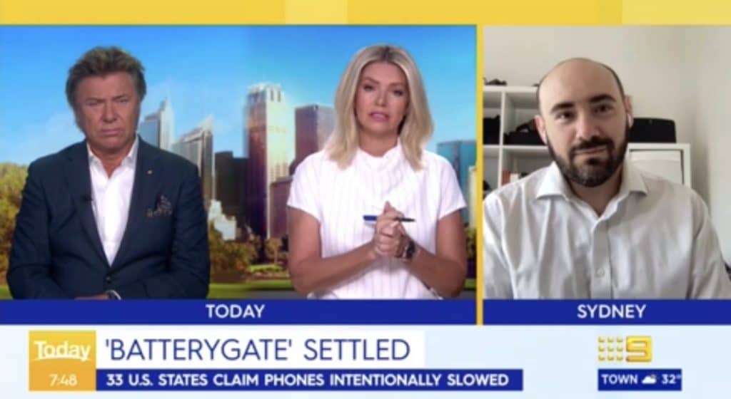 Nine appearance for BatteryGate and iPhone battery health