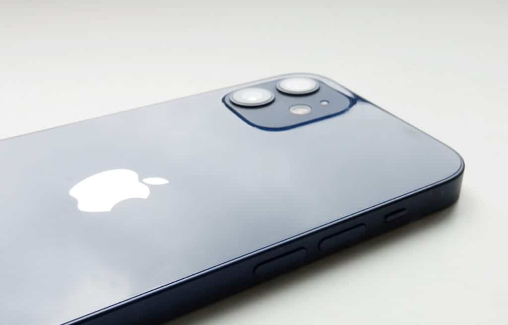 The side of the iPhone 12