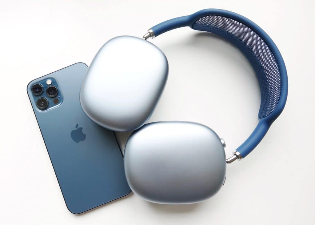 AirPods Max on the iPhone 12 Pro Max