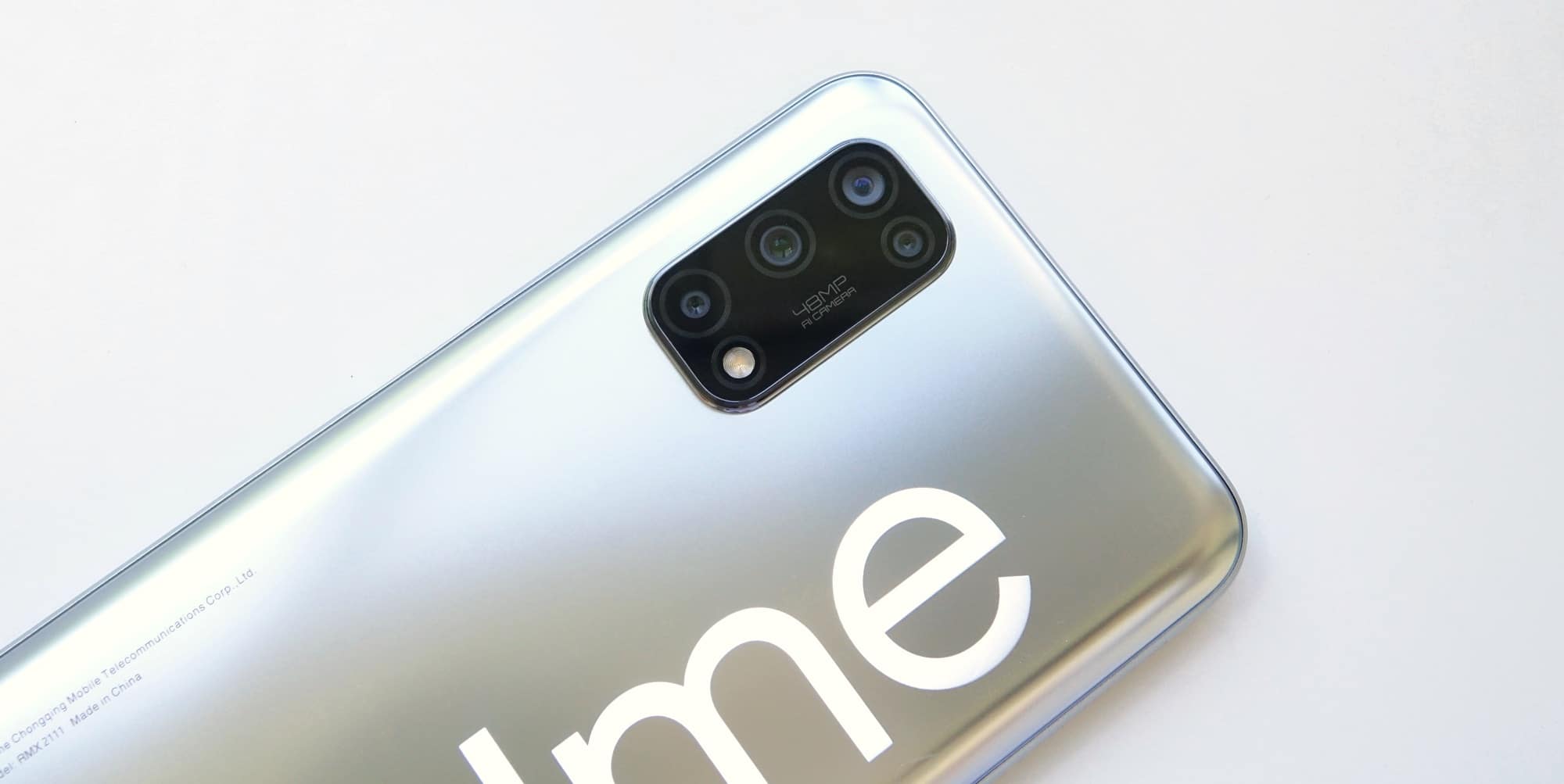 The four cameras of the Realme 7 5G