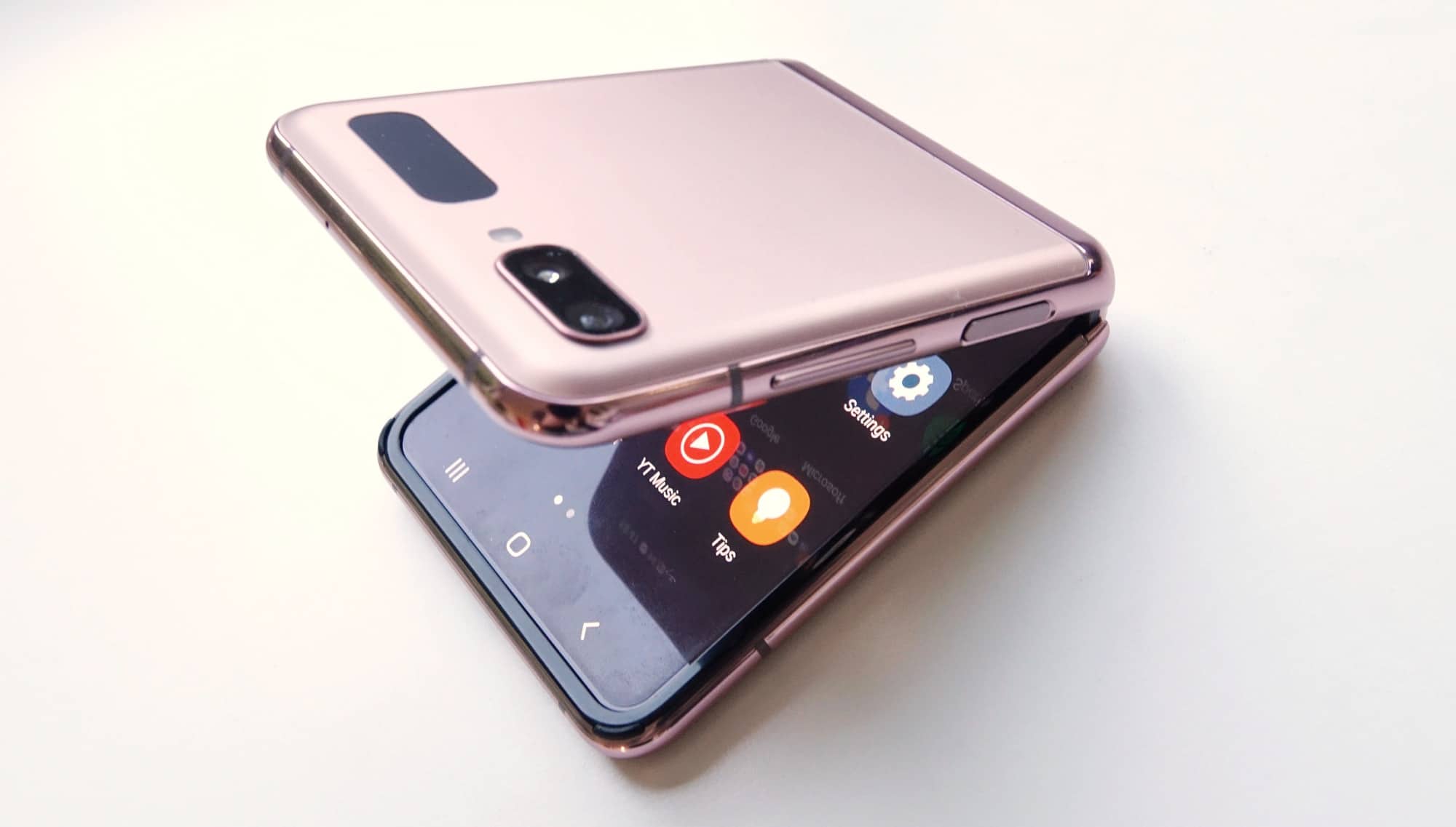 Marvel at the Galaxy Z Flip 5G's form-factor.