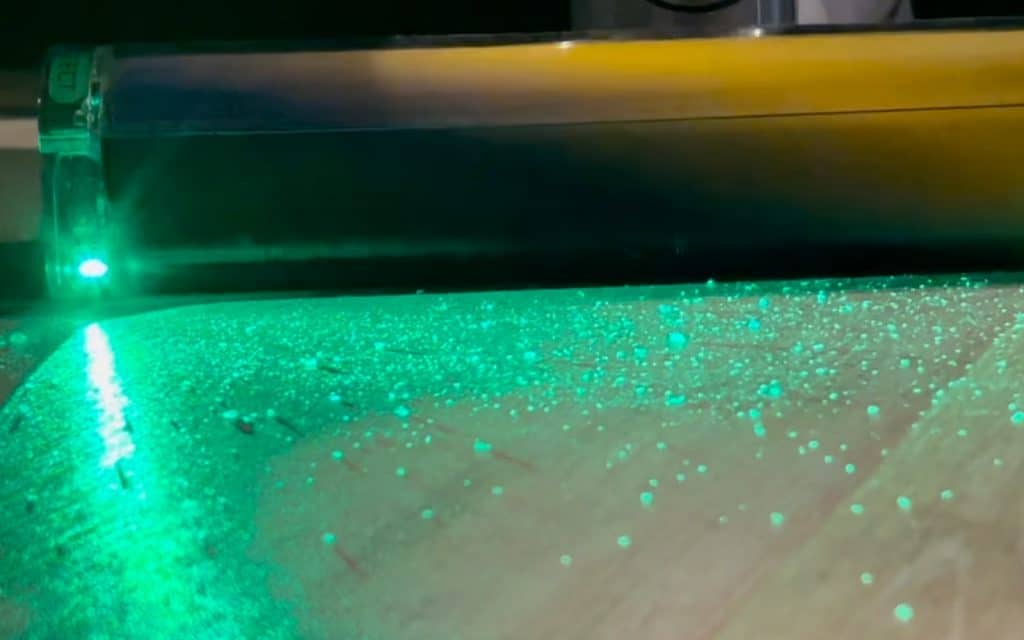 Dyson V15 Detect in action