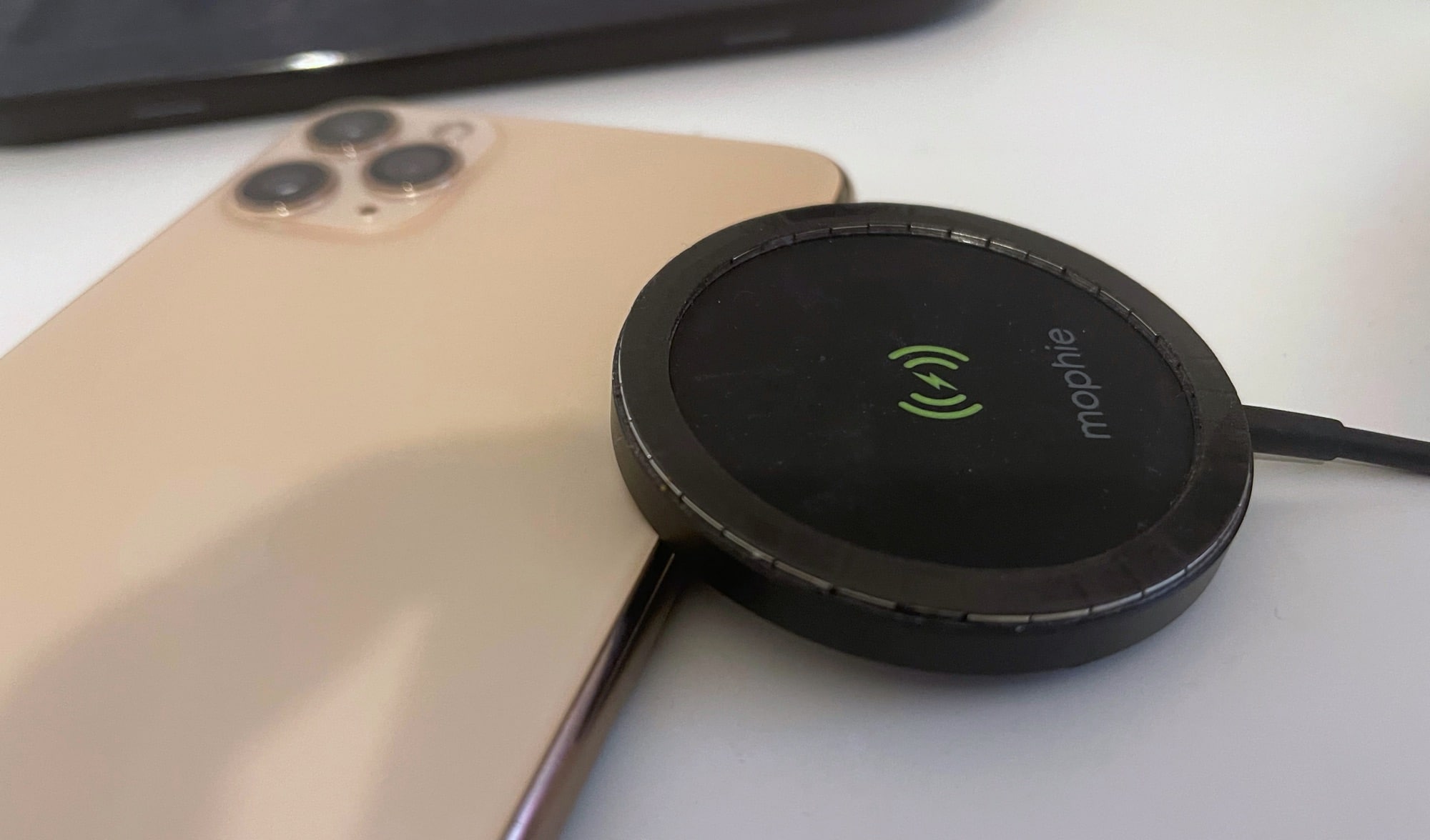 While the Snap Adaptor magnetises the back of a phone, it also can be ripped off because of the strength of the MagSafe charger.