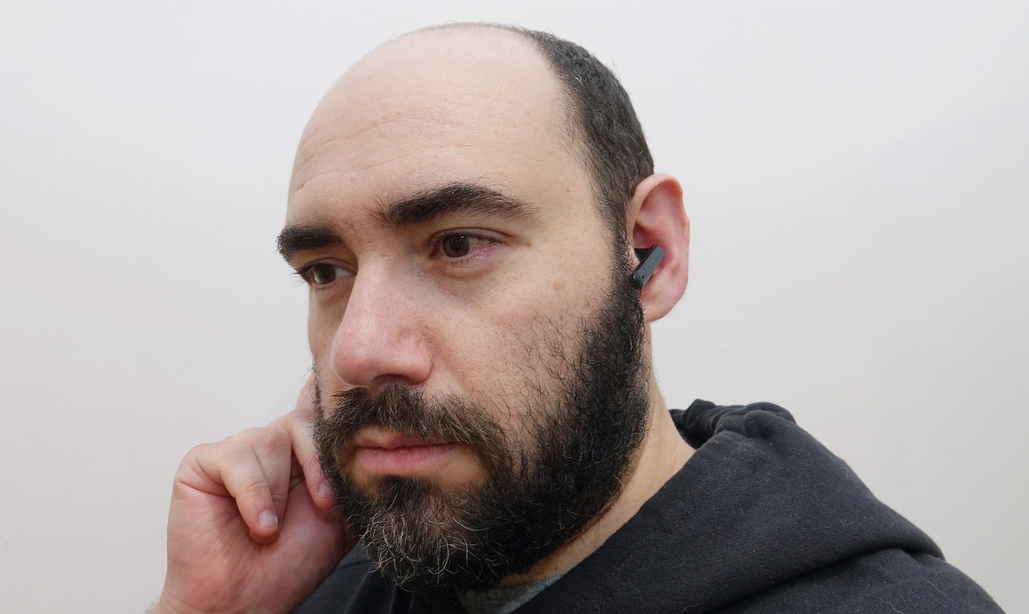 Wearing the Huawei FreeBuds 4i