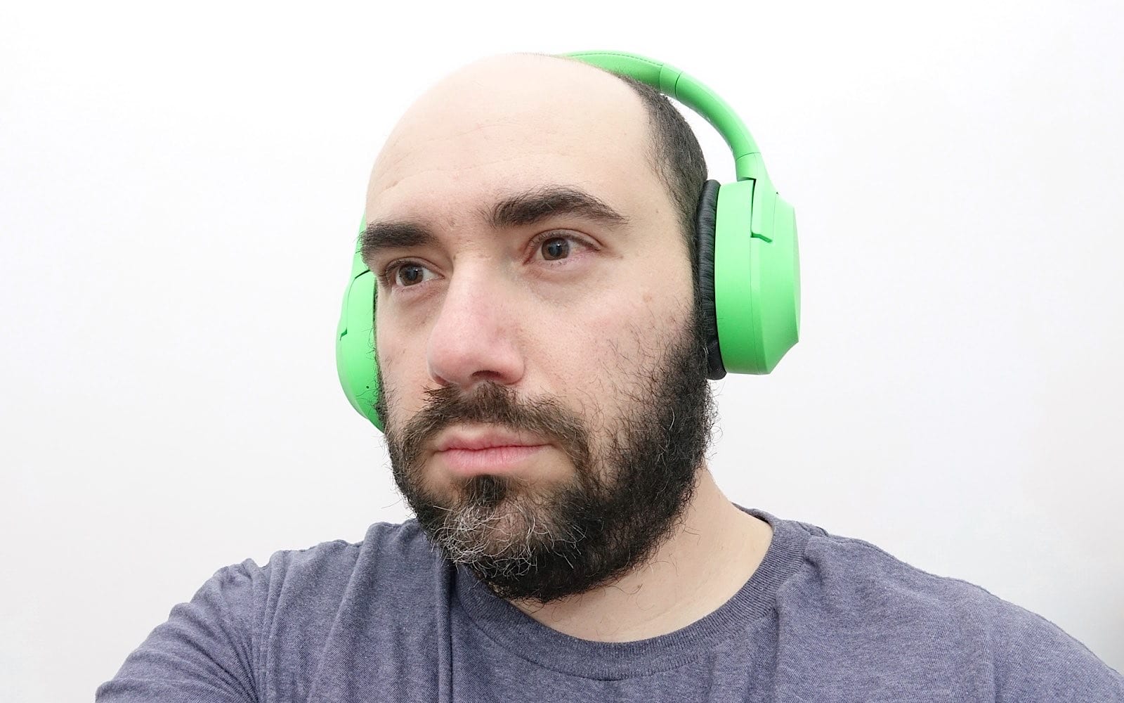 Listening to the Razer Opus X headphones