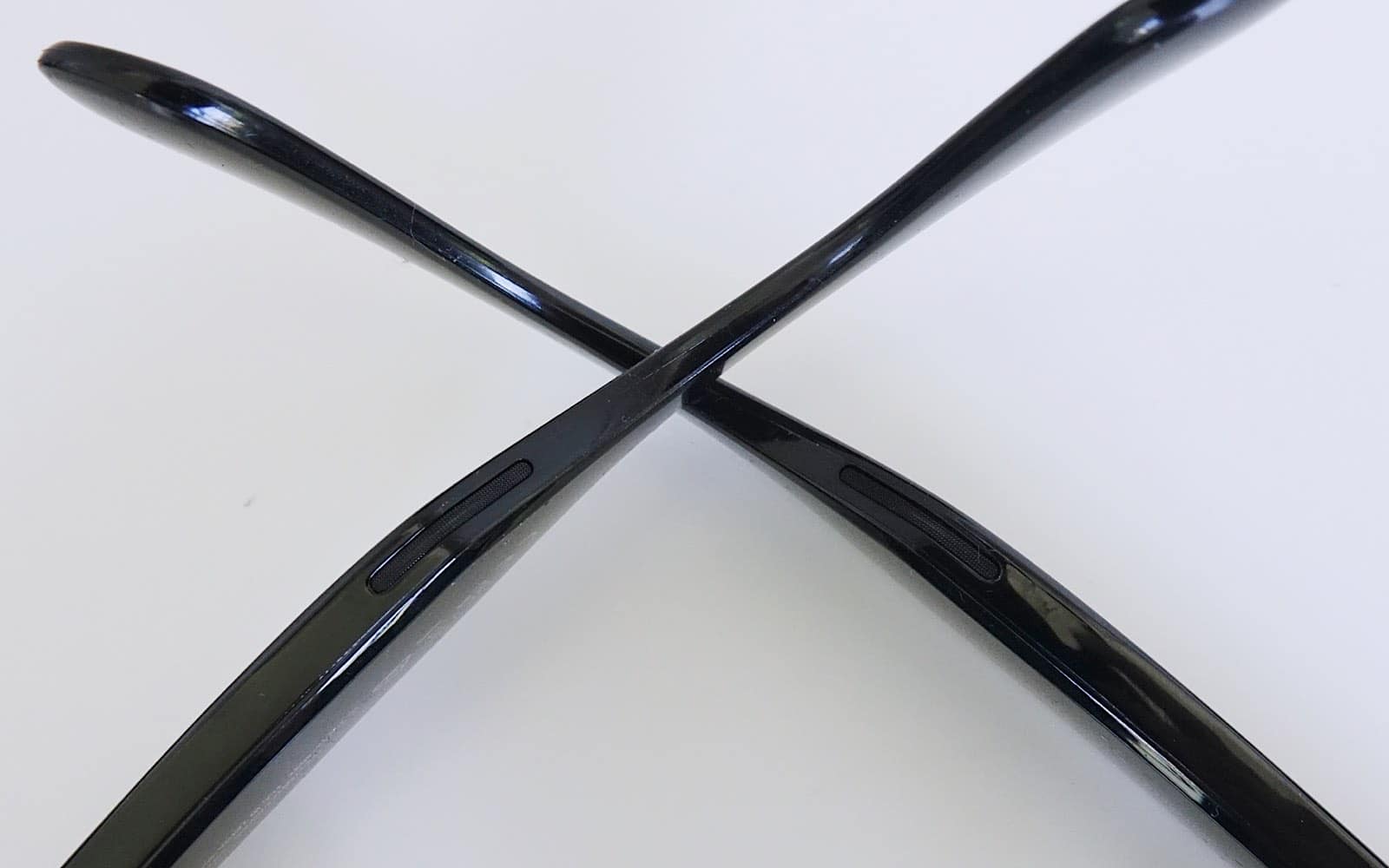 The speakers found at the back of the Ray-Ban Stories.