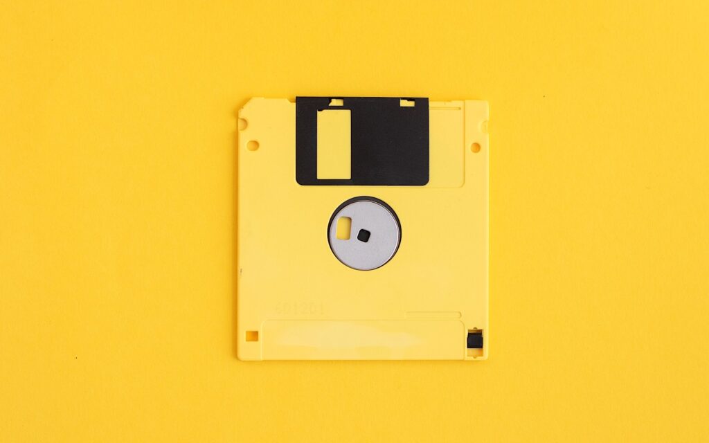 A floppy disk