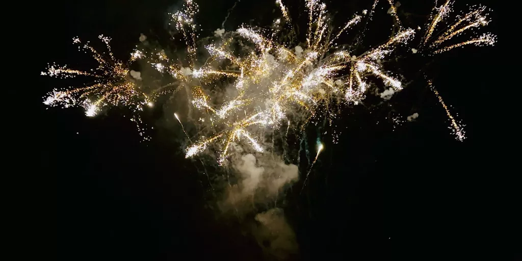 Fireworks shot on an iPhone