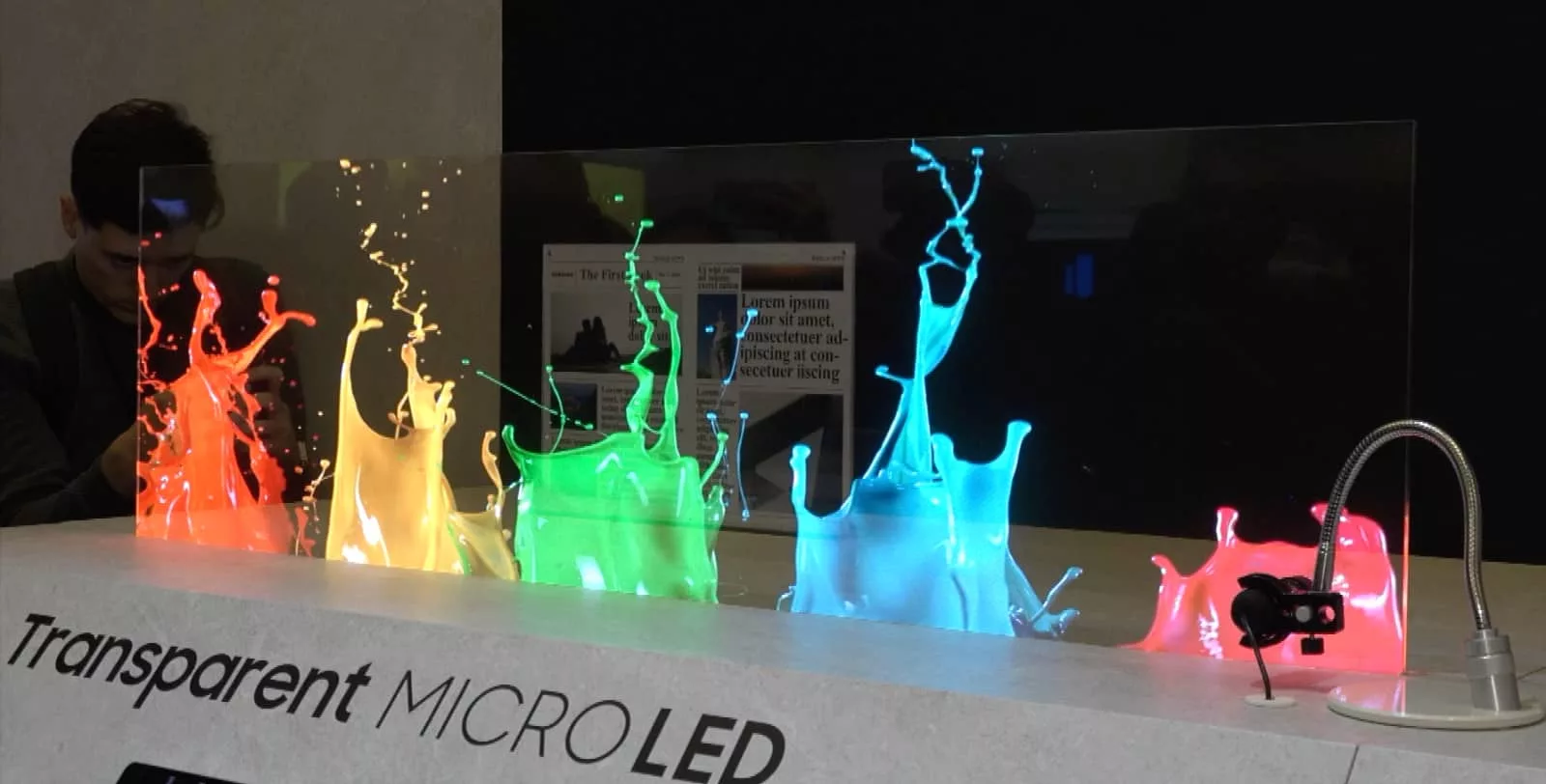 Transparent Too Samsung's transparent TV is made with Micro LED – Pickr