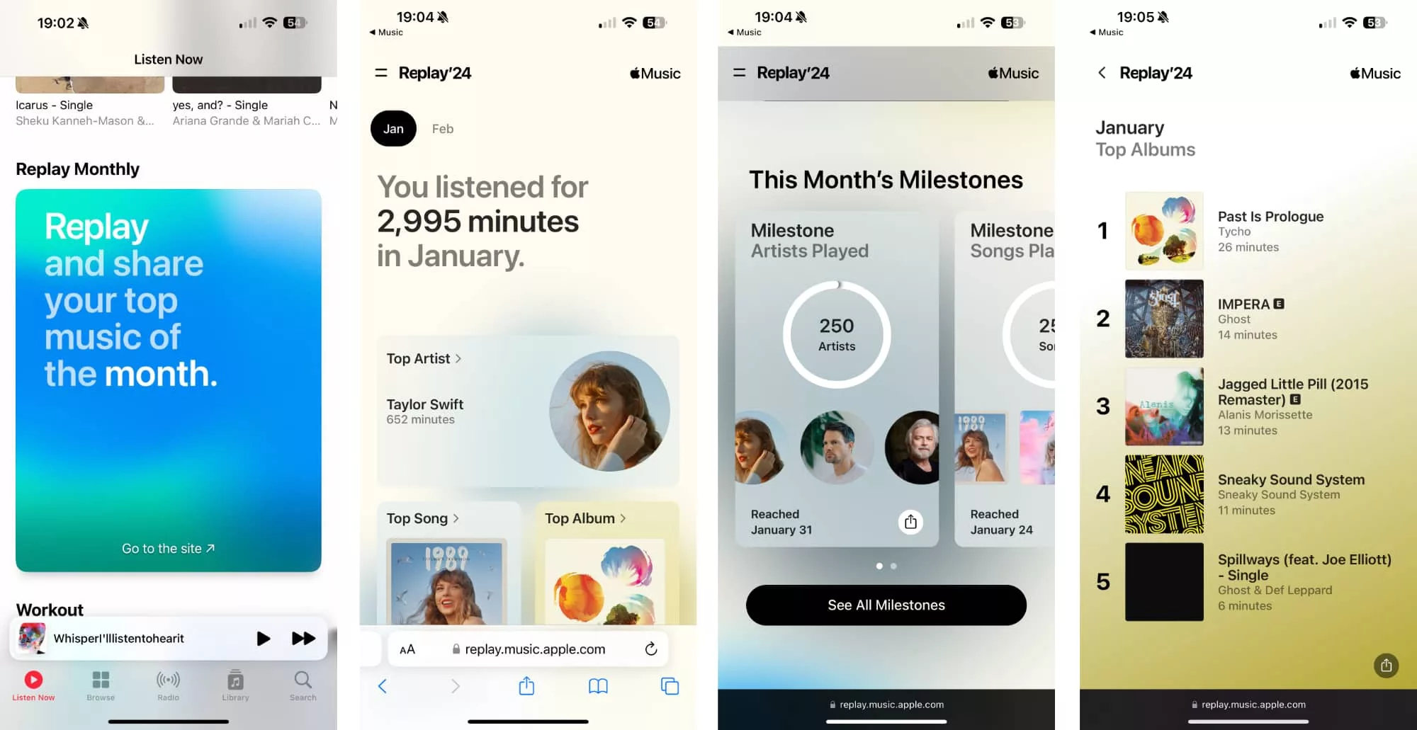 Apple Music Replay Monthly