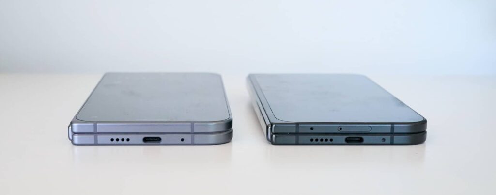The Pixel 10 Pro Fold (left) feels like a marginally updated version of the Pixel 9 Pro Fold (right) from last year.