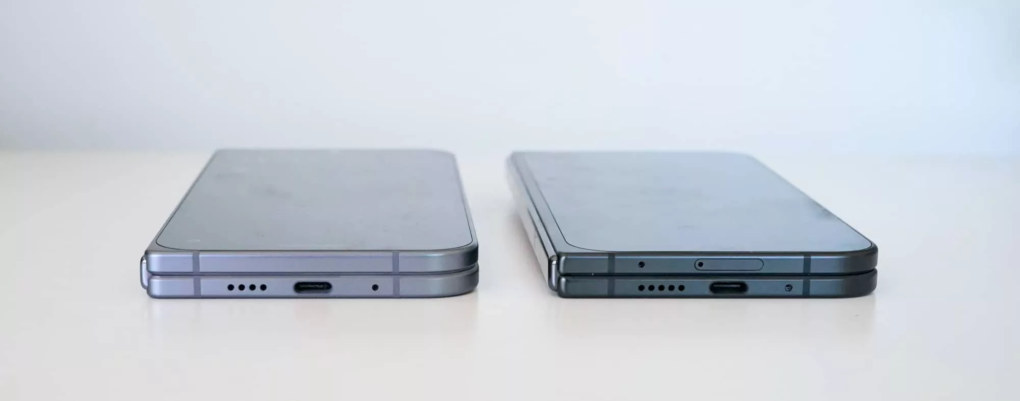 The Pixel 10 Pro Fold (left) feels like a marginally updated version of the Pixel 9 Pro Fold (right) from last year.