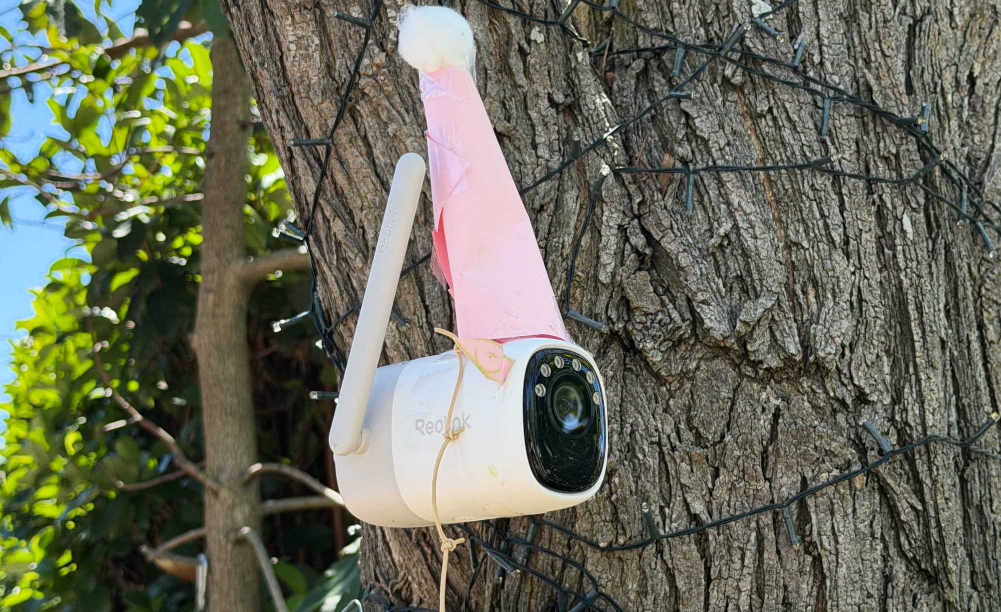 Decorate your Santa security cameras