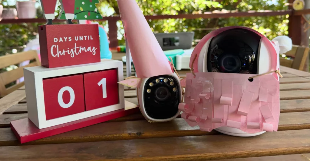 Decorate your Santa security cameras