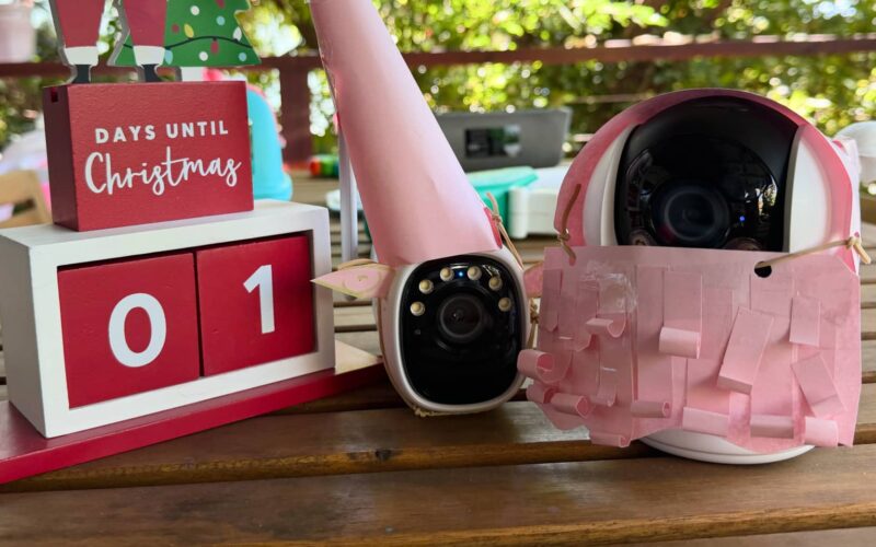 Decorate your Santa security cameras